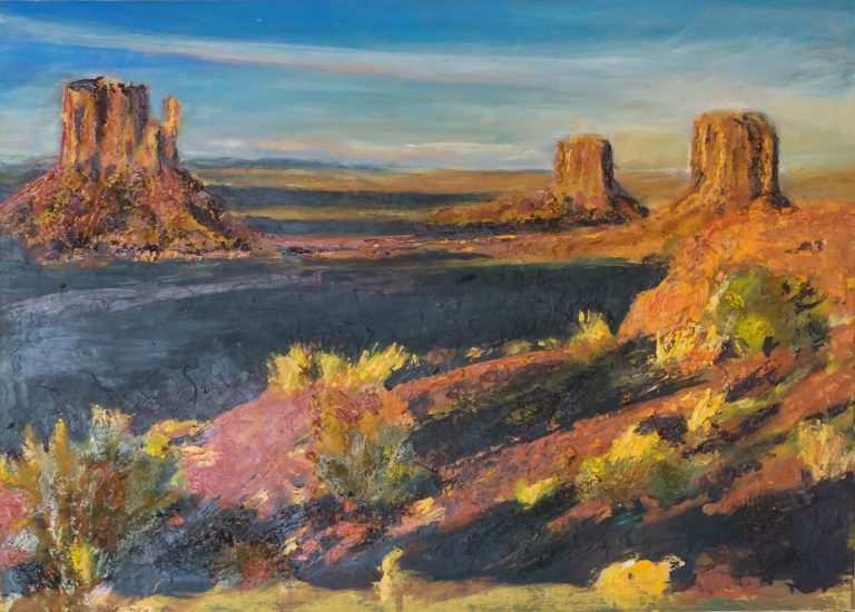 American Landscape with canyons and desert by Ria Kieboom
